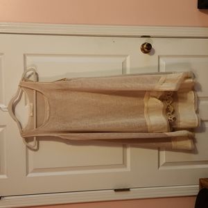 Cream sleeveless sundress